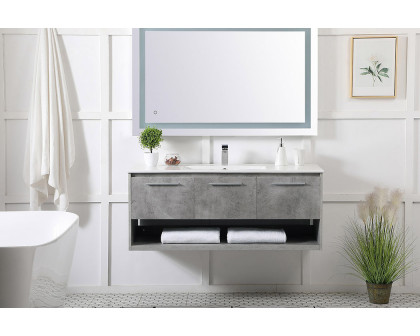 Elegant Bathroom Vanity - Concrete Gray (VF43048CG)