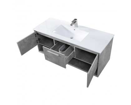 Elegant Bathroom Vanity - Concrete Gray (VF43048CG)