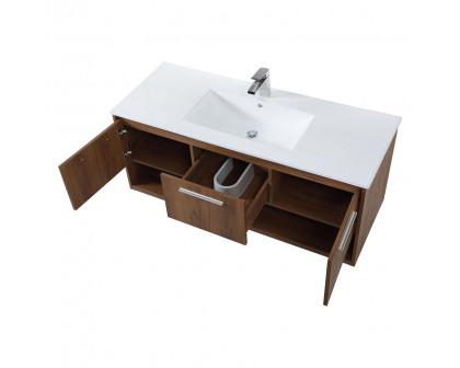 Elegant Bathroom Vanity - Walnut Brown (VF43048WB)