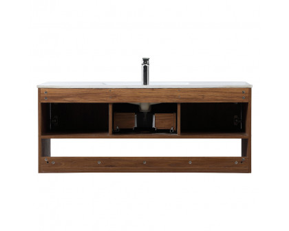 Elegant Bathroom Vanity - Walnut Brown (VF43048WB)