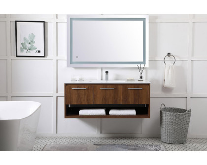 Elegant Bathroom Vanity - Walnut Brown (VF43048WB)