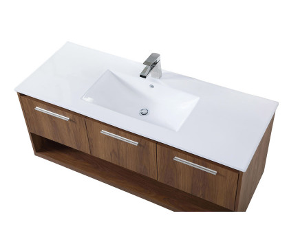 Elegant Bathroom Vanity - Walnut Brown (VF43048WB)