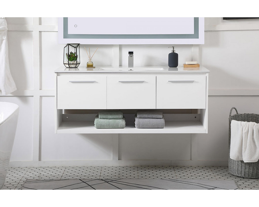 Elegant Bathroom Vanity - White (VF43048WH)