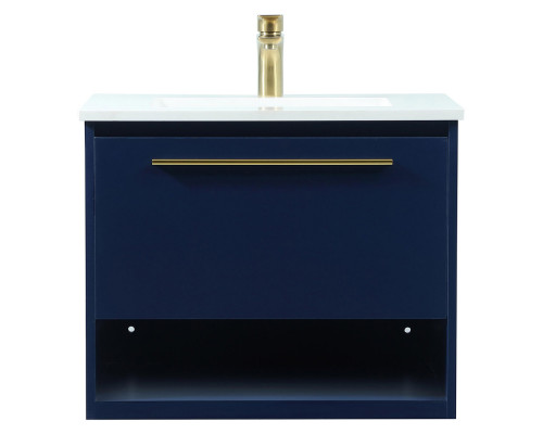 Elegant Bathroom Vanity - Blue (VF43524MBL)