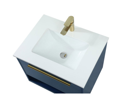 Elegant Bathroom Vanity - Blue (VF43524MBL)