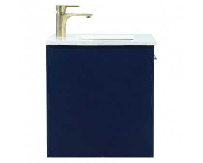 Elegant Bathroom Vanity - Blue (VF43524MBL)