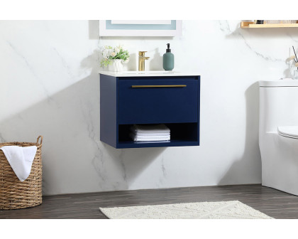 Elegant Bathroom Vanity - Blue (VF43524MBL)