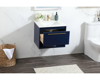 Elegant Bathroom Vanity - Blue (VF43524MBL)