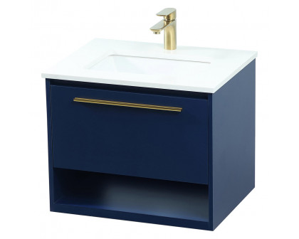 Elegant Bathroom Vanity - Blue (VF43524MBL)