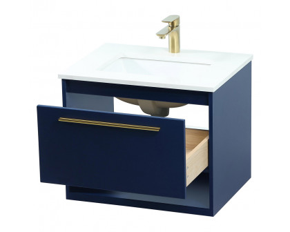 Elegant Bathroom Vanity - Blue (VF43524MBL)