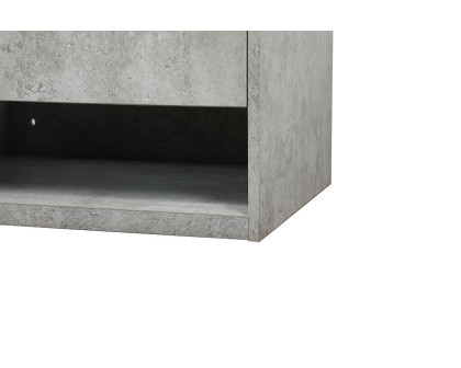 Elegant Bathroom Vanity - Concrete Gray (VF43524MCG)