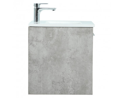 Elegant Bathroom Vanity - Concrete Gray (VF43524MCG)