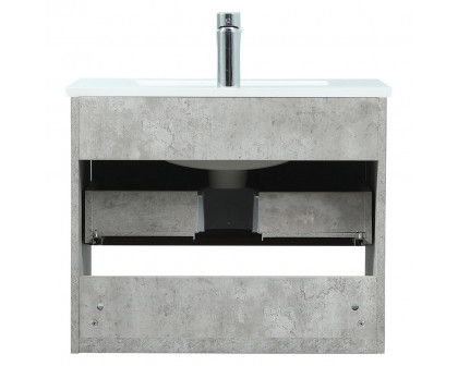 Elegant Bathroom Vanity - Concrete Gray (VF43524MCG)