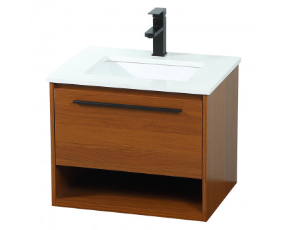 Elegant Bathroom Vanity - Teak (VF43524MTK)