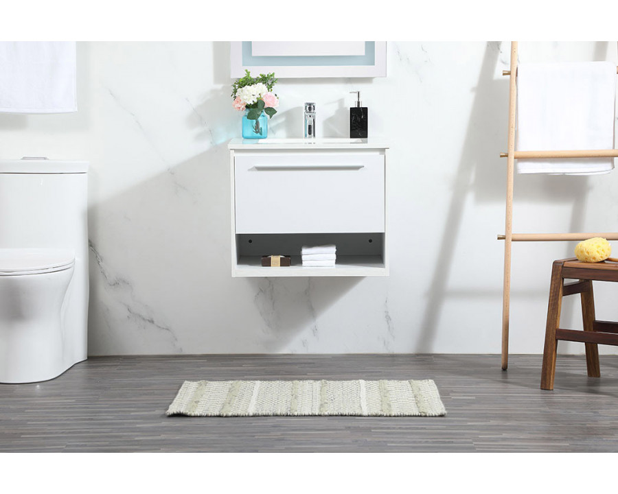 Elegant Bathroom Vanity - White (VF43524MWH)