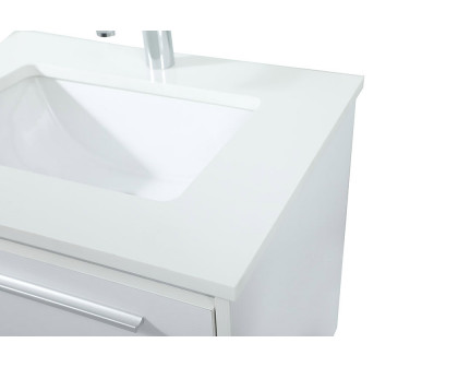 Elegant Bathroom Vanity - White (VF43524MWH)