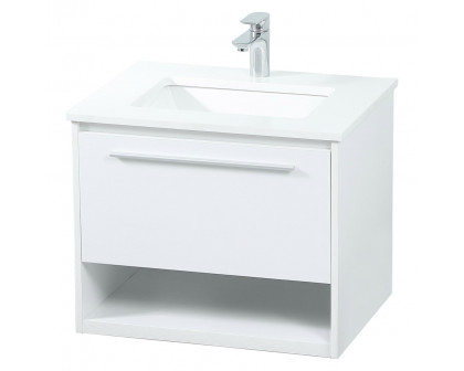 Elegant Bathroom Vanity - White (VF43524MWH)