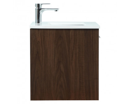 Elegant Bathroom Vanity - Walnut (VF43524MWT)