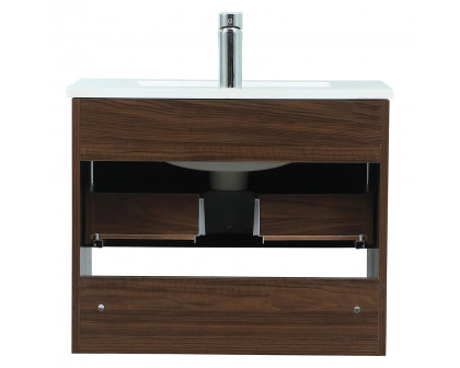 Elegant Bathroom Vanity - Walnut (VF43524MWT)