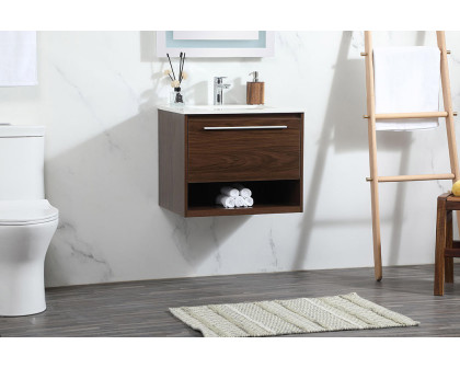 Elegant Bathroom Vanity - Walnut (VF43524MWT)