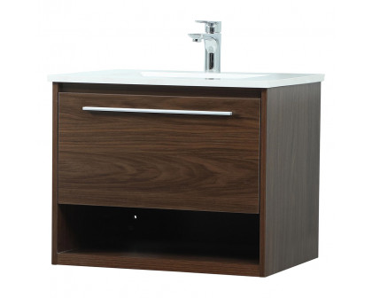 Elegant Bathroom Vanity - Walnut (VF43524MWT)