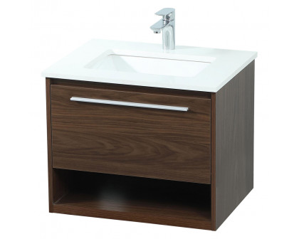 Elegant Bathroom Vanity - Walnut (VF43524MWT)