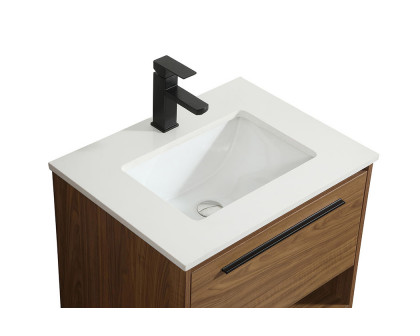 Elegant Bathroom Vanity - Walnut Brown (VF43524WB)