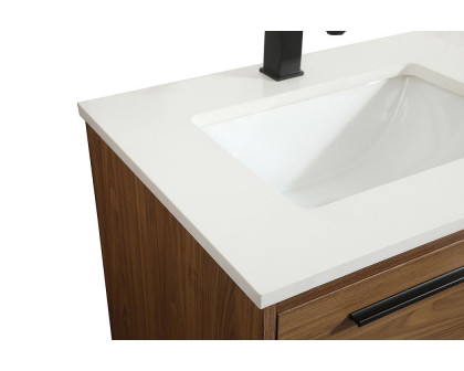 Elegant Bathroom Vanity - Walnut Brown (VF43524WB)