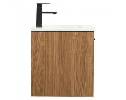 Elegant Bathroom Vanity - Walnut Brown (VF43524WB)