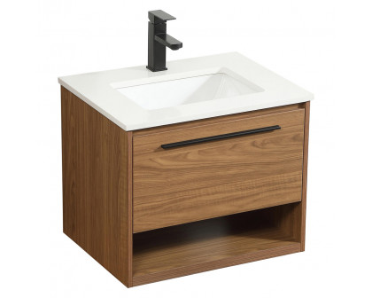 Elegant Bathroom Vanity - Walnut Brown (VF43524WB)