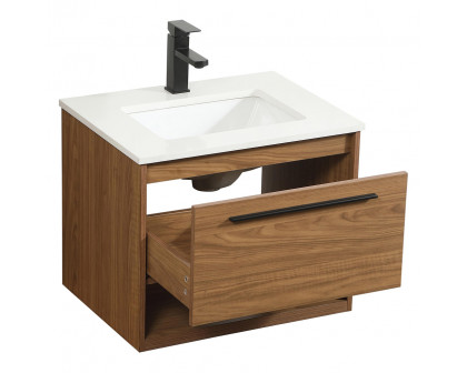 Elegant Bathroom Vanity - Walnut Brown (VF43524WB)