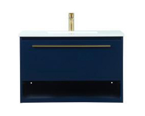 Elegant Bathroom Vanity - Blue (VF43530MBL)