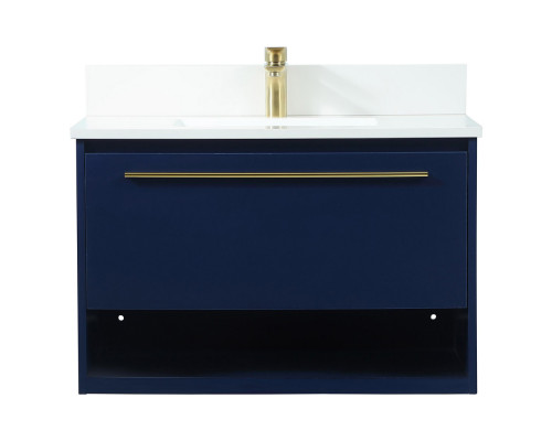 Elegant Bathroom Vanity - Blue (VF43530MBL-BS)