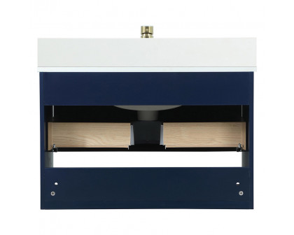 Elegant Bathroom Vanity - Blue (VF43530MBL-BS)