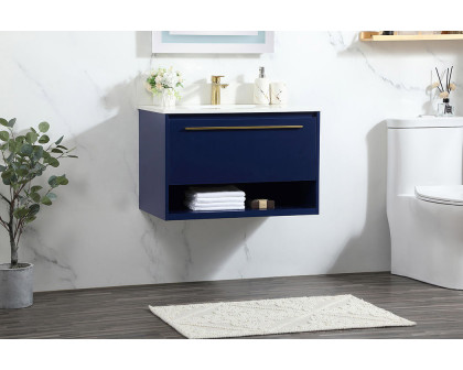 Elegant Bathroom Vanity - Blue (VF43530MBL-BS)