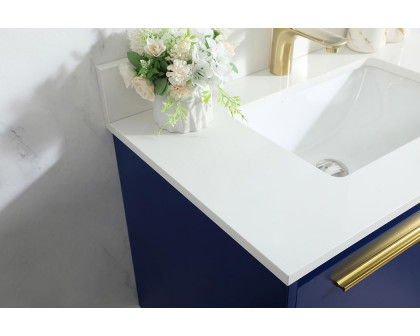 Elegant Bathroom Vanity - Blue (VF43530MBL-BS)