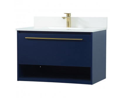 Elegant Bathroom Vanity - Blue (VF43530MBL-BS)