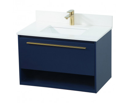 Elegant Bathroom Vanity - Blue (VF43530MBL-BS)