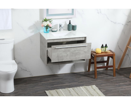 Elegant Bathroom Vanity - Concrete Gray (VF43530MCG)