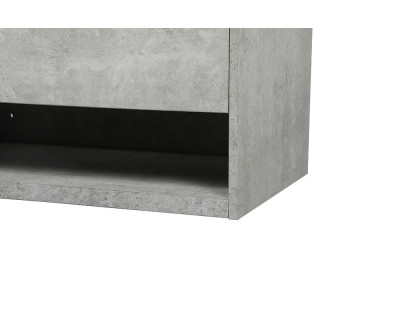 Elegant Bathroom Vanity - Concrete Gray (VF43530MCG-BS)