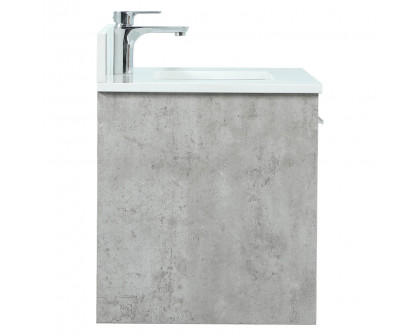 Elegant Bathroom Vanity - Concrete Gray (VF43530MCG-BS)