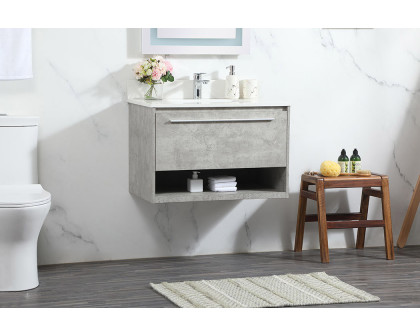 Elegant Bathroom Vanity - Concrete Gray (VF43530MCG-BS)