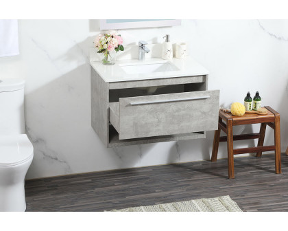 Elegant Bathroom Vanity - Concrete Gray (VF43530MCG-BS)