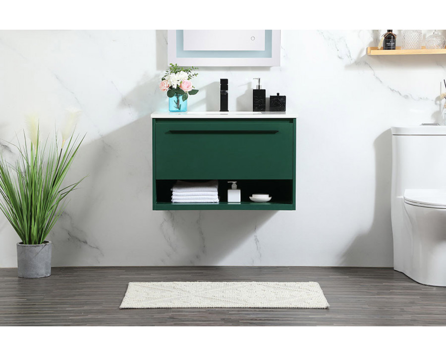 Elegant Bathroom Vanity - Green (VF43530MGN)