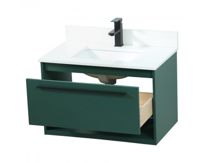 Elegant Bathroom Vanity - Green (VF43530MGN-BS)