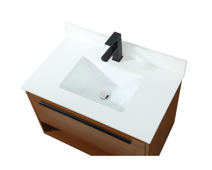 Elegant Bathroom Vanity - Teak (VF43530MTK-BS)