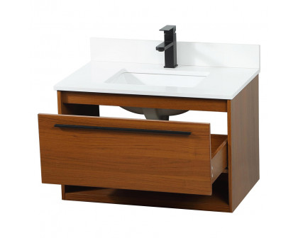 Elegant Bathroom Vanity - Teak (VF43530MTK-BS)