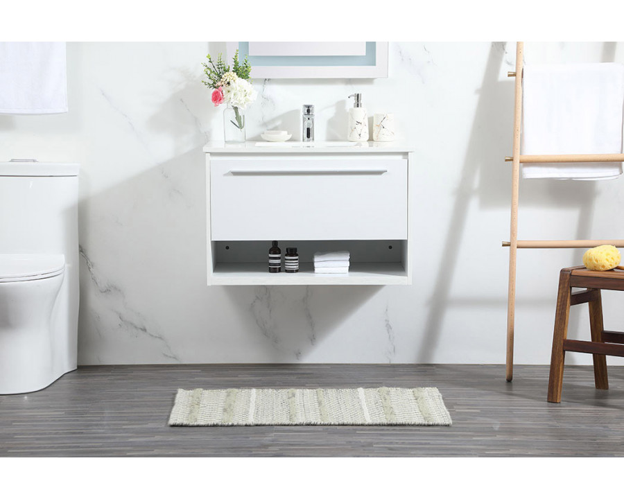 Elegant Bathroom Vanity - White (VF43530MWH)