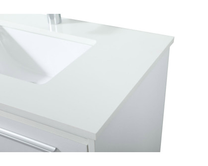 Elegant Bathroom Vanity - White (VF43530MWH)