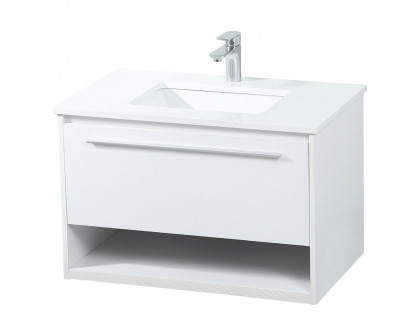 Elegant Bathroom Vanity - White (VF43530MWH)